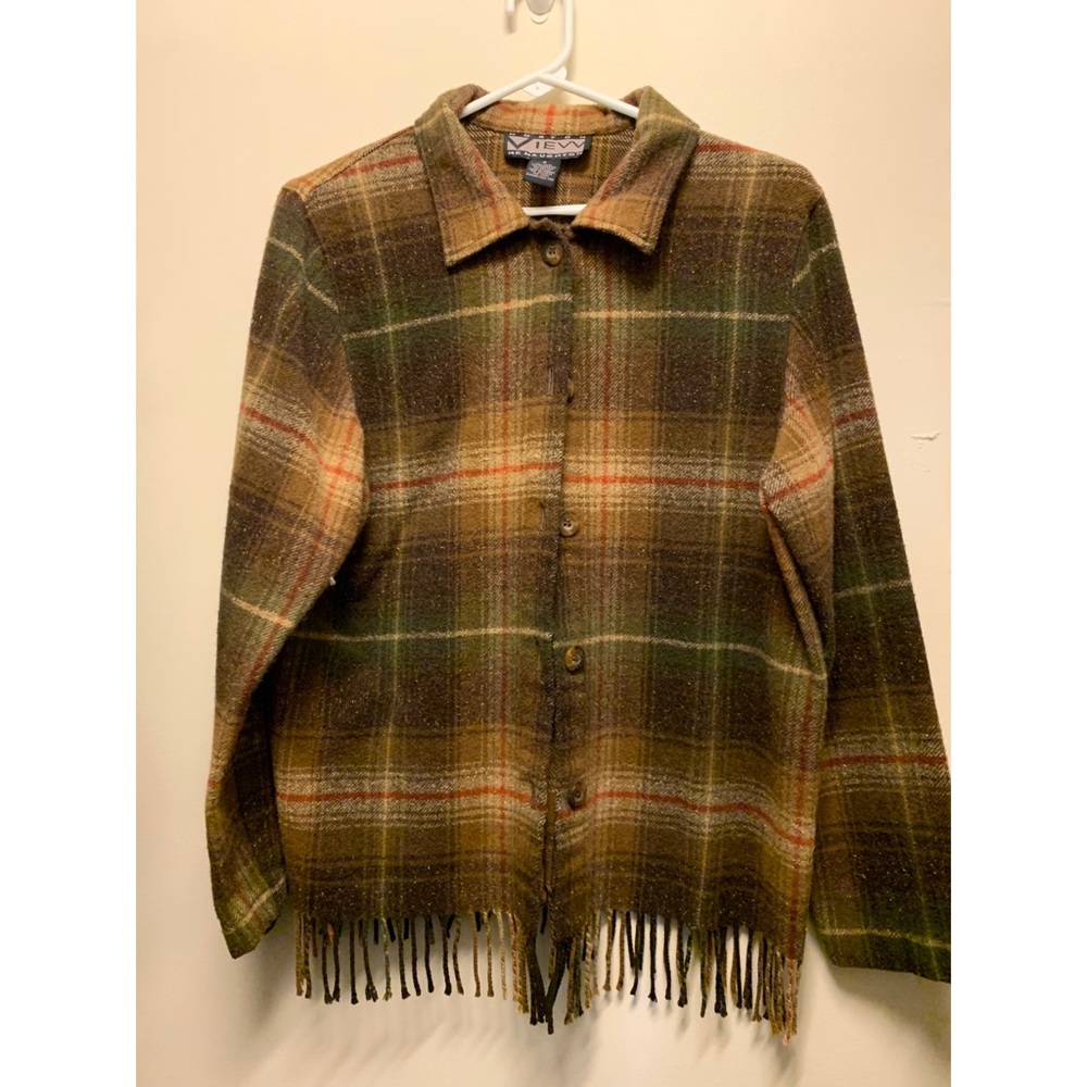 Vintage plaid shirt/jacket